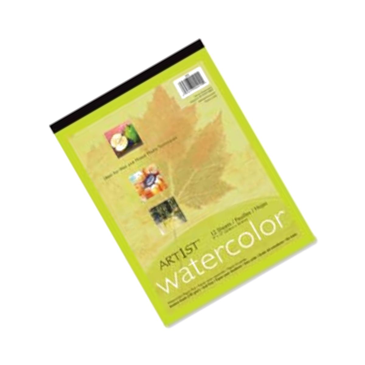 Picture of Pacon Corporation PAC4910 Watercolor Pad- 9in.x12in.- Acid-free- 12 Sheets-Pad
