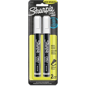Sharpie SAN2103010 Wet Erase Chalk Markers - Assorted Color - Pack of 2