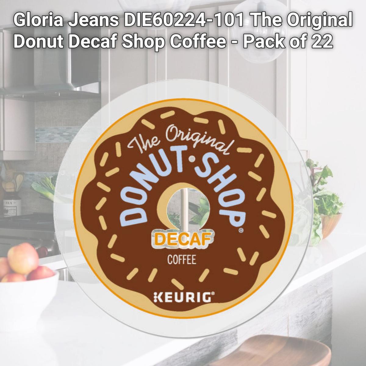 Picture of Gloria Jeans DIE60224-101 The Original Donut Decaf Shop Coffee - Pack of 22