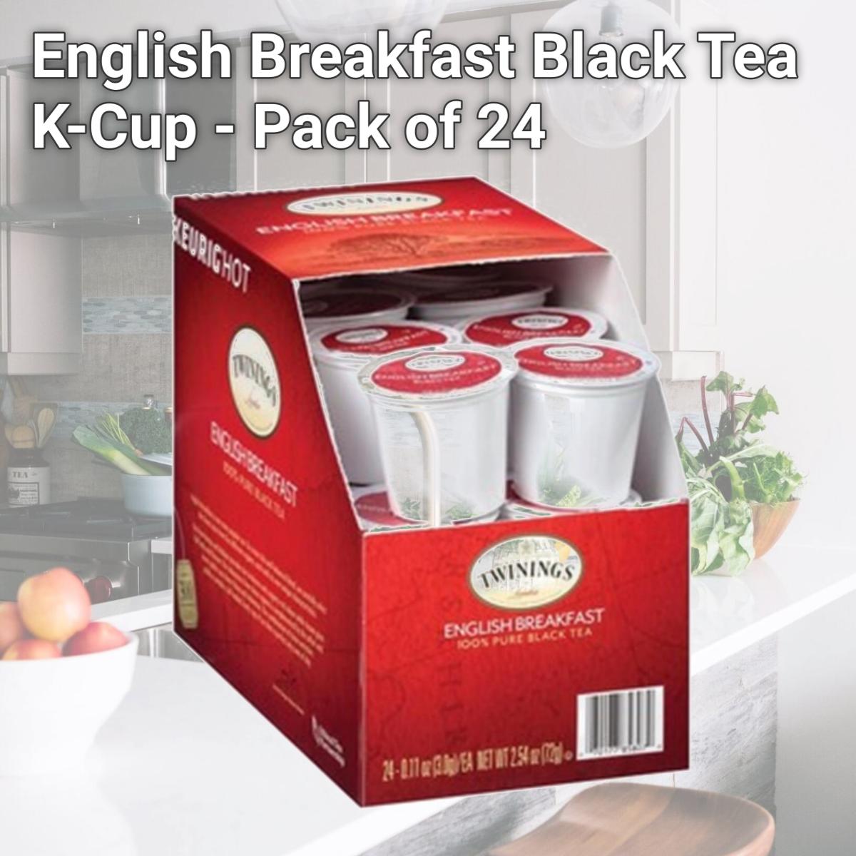 Picture of Twinings TWG08755 English Breakfast Black Tea K-Cup - Pack of 24
