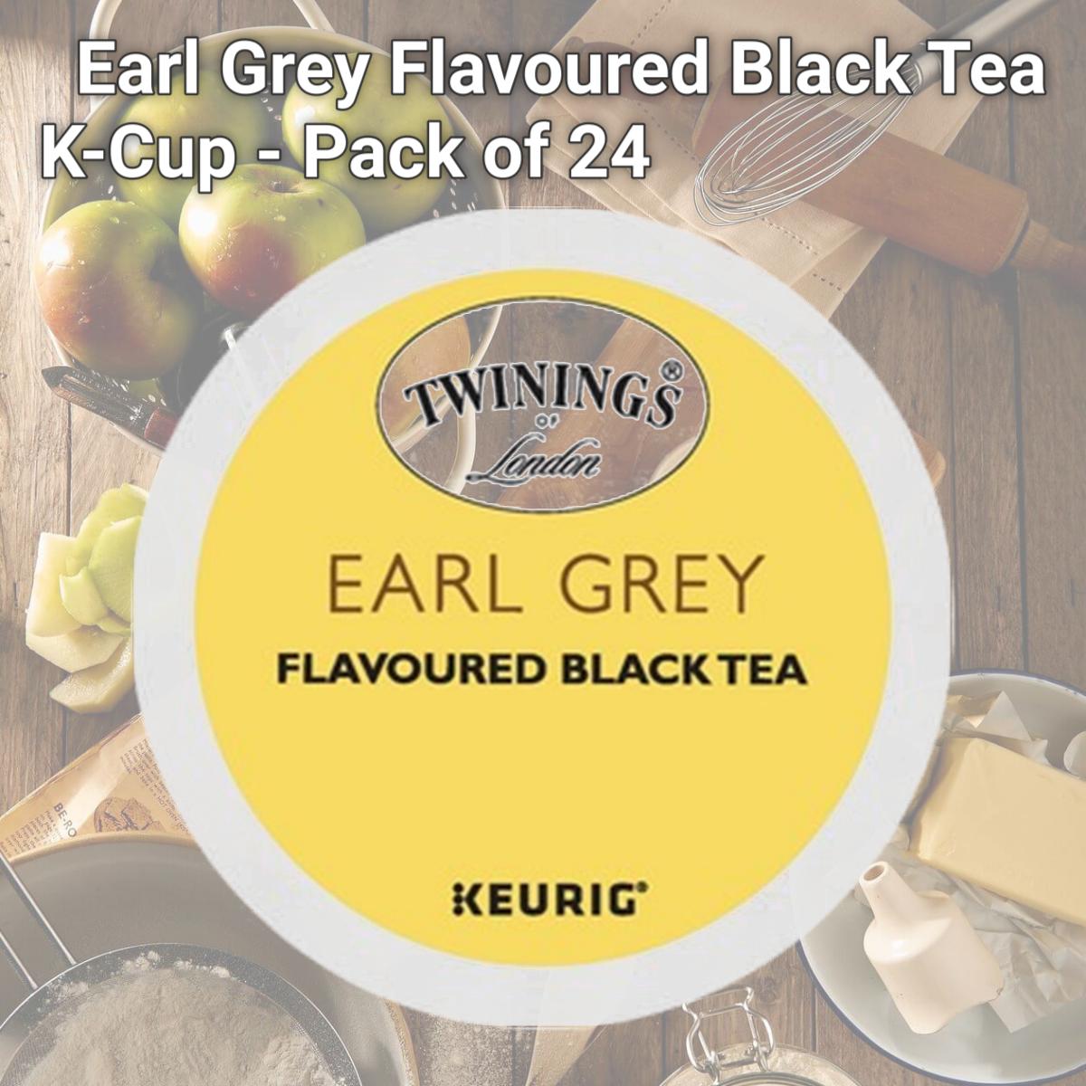 Picture of Twinings TWG08756 Earl Grey Flavoured Black Tea K-Cup - Pack of 24