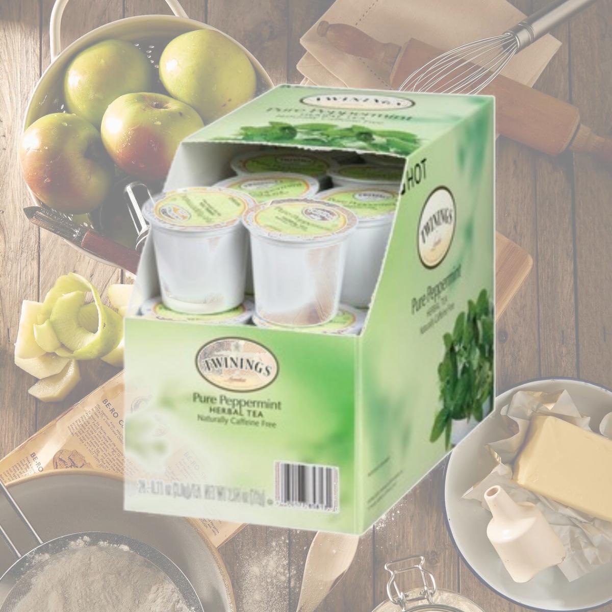 Picture of Twinings TWG08760 Pure Peppermint Herbal Tea K-Cup - Case Pack of 24
