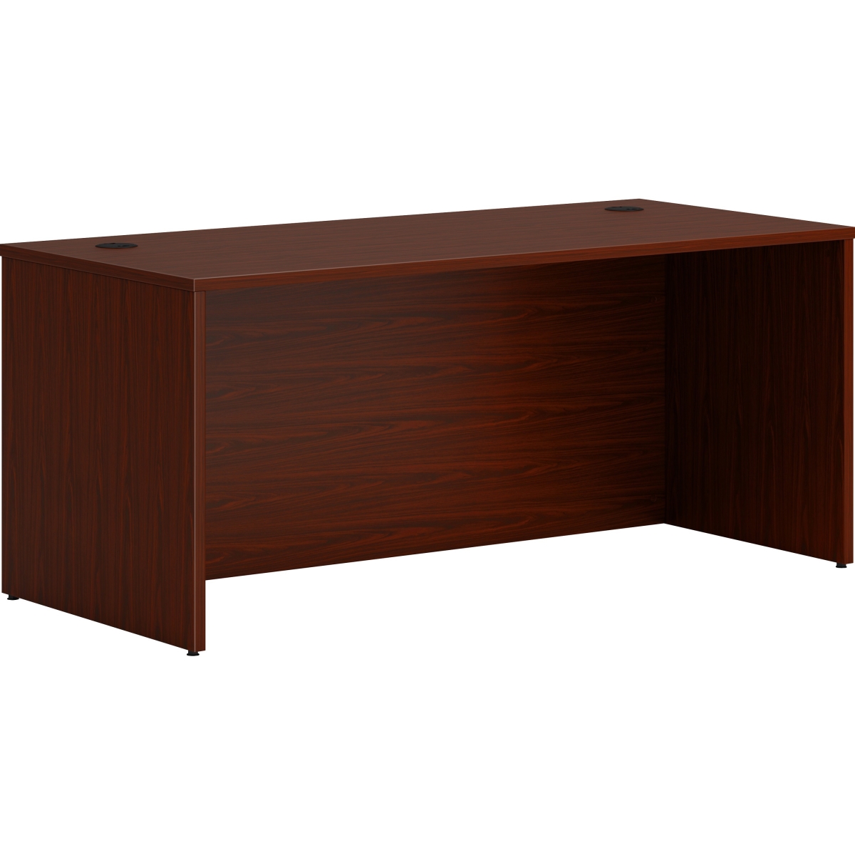 UPC 194966436635 product image for LDS6630LT1 66 in. Rectangle Shell Desk, Mahogany | upcitemdb.com