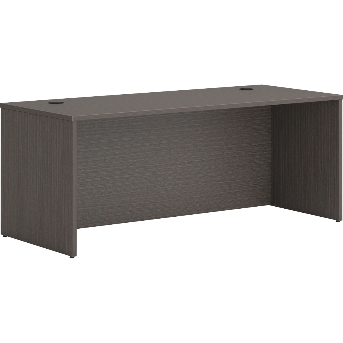 LDS7230LS1 72 in. Rectangle Shell Desk, Slate Teak