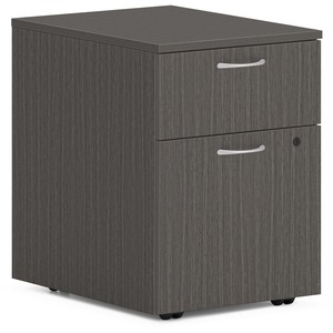 Mod Desk Collection Mobile Pedestal Drawer - Teak - 15 x 20 x 20 in.