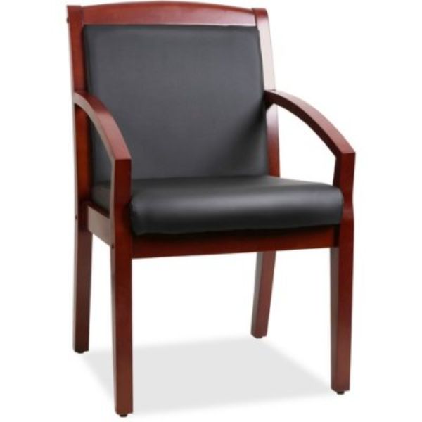 LLR20014 Sloping Arms Wood Guest Chair