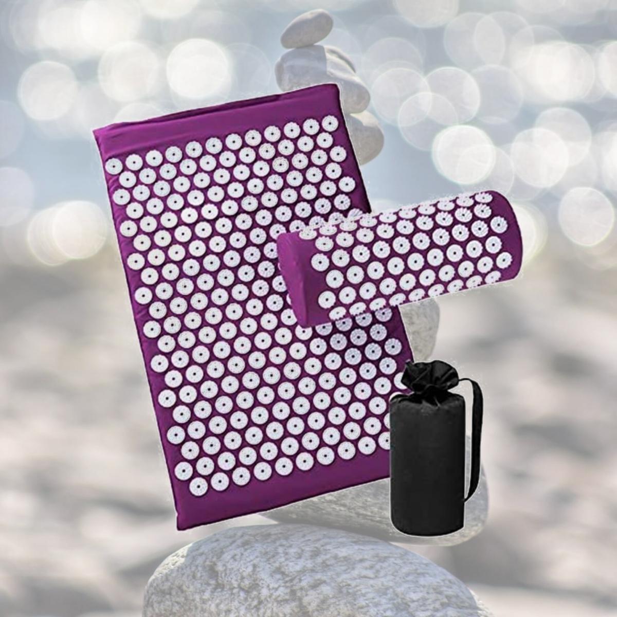 Picture of Spoonk Space AM-R-TPE-PUR Acu-Om TPE Acupressure Mat&#44; Purple