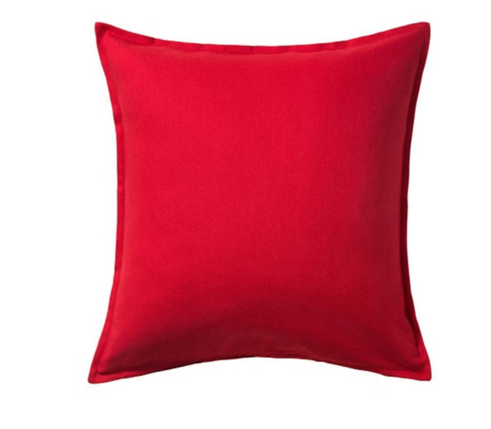 Sp5223 20 X 20 In. Oda Decorative Throw Pillow Cover, Red - Pack Of 2