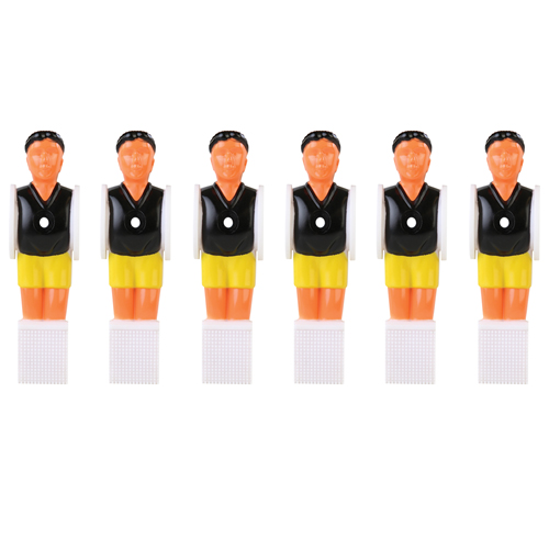 1375153 Foosball Players With Hardware, Black