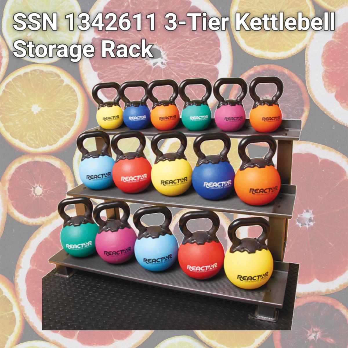 Picture of SSN 1342611 3-Tier Kettlebell Storage Rack