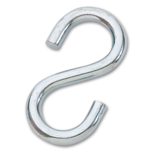 1041217 0.37 In. Galvanized Large S-hook