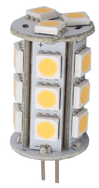 42070 2 Watt G6.35 2700k Pin Base Light Bulb, Warm White