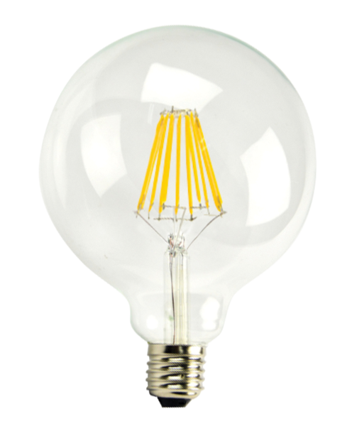 55035 5 In. G125 8 Watt 2700k E26 Globe Led Bulb