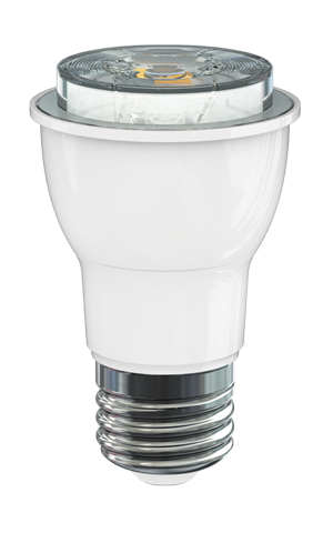 40503 6w Par16 Cob E26 2700k Dimmable Led Light Bulb, Clear