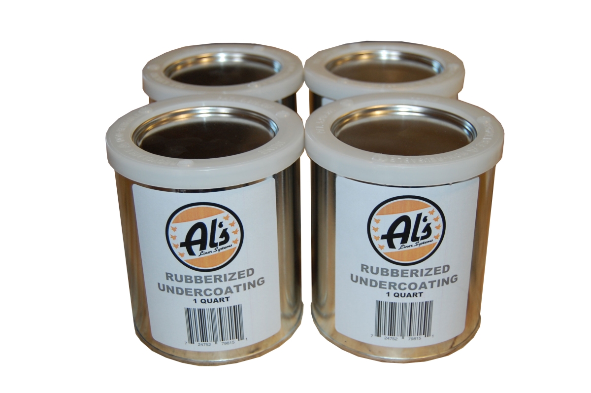 Als-ucr1g 1 Gal Rubberized Undercoating, Black