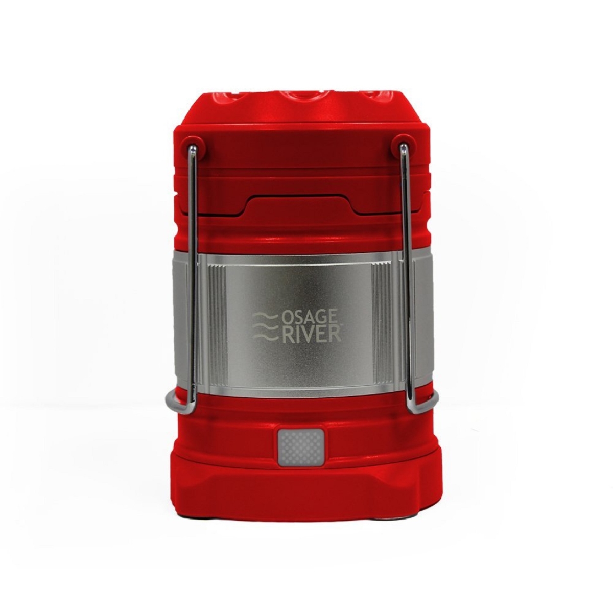 1107970 Led Lantern With Usb Power Bank - Red