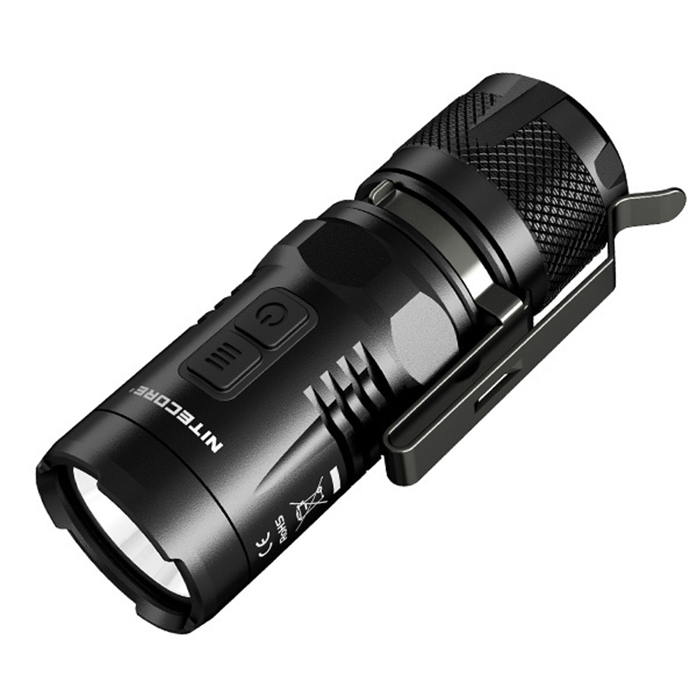 Nitecore Sysmax Industrial 9004668 900 Lumen Brightest Mini Led Flashlight - Black