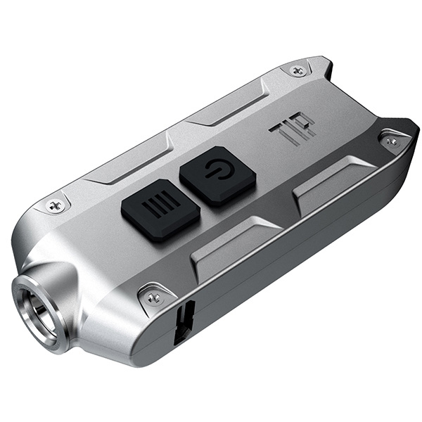 Nitecore Sysmax Industrial 9004646 360 Lumen Usb Rechargeable Led Keychain Flashlight - Light Gray