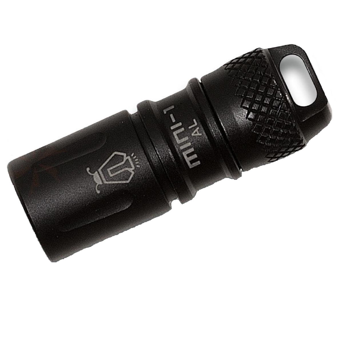 Mini-al Keychain Flashlight, Black Aluminum