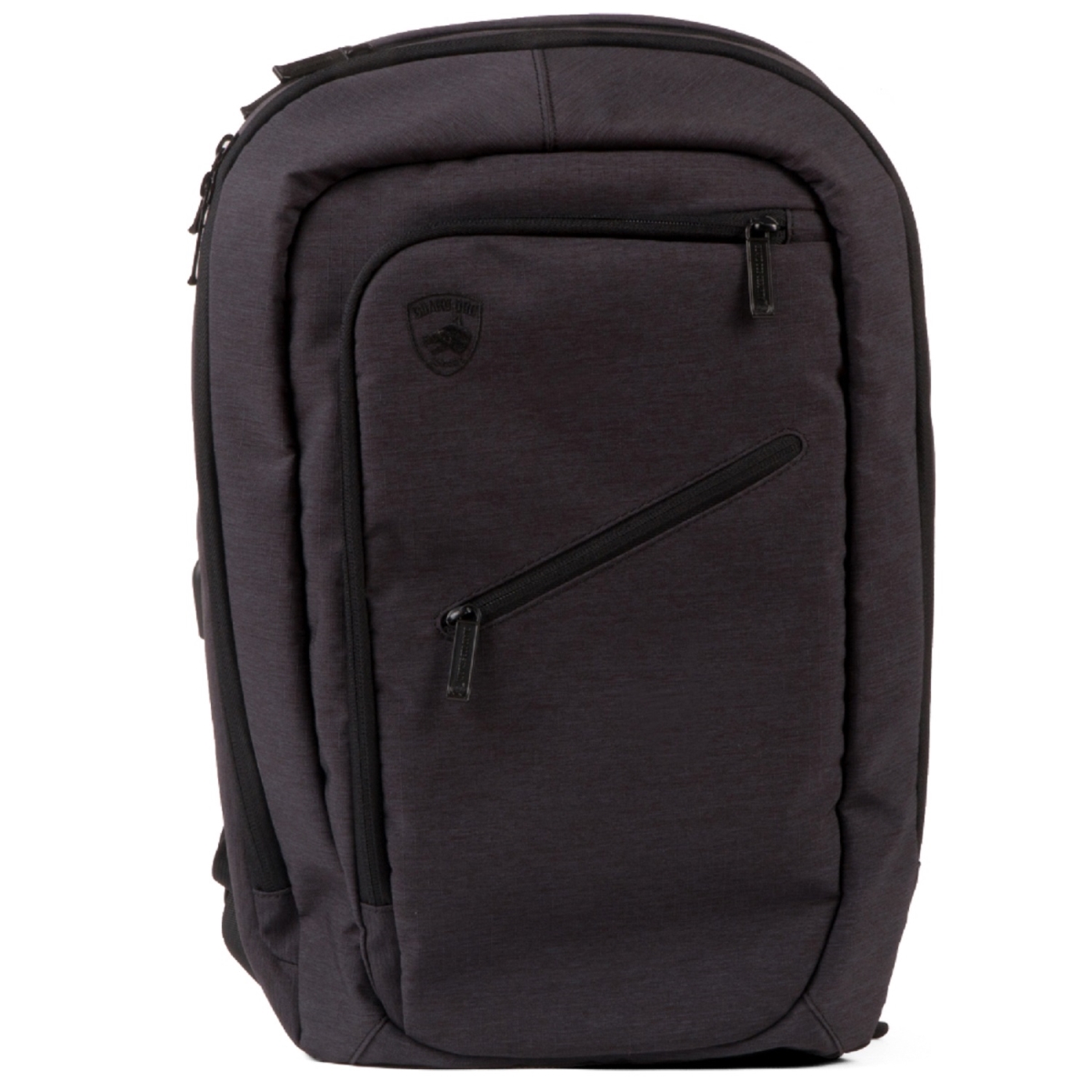 1108812 Bullet Proof Backpack With Charging Bank, Black