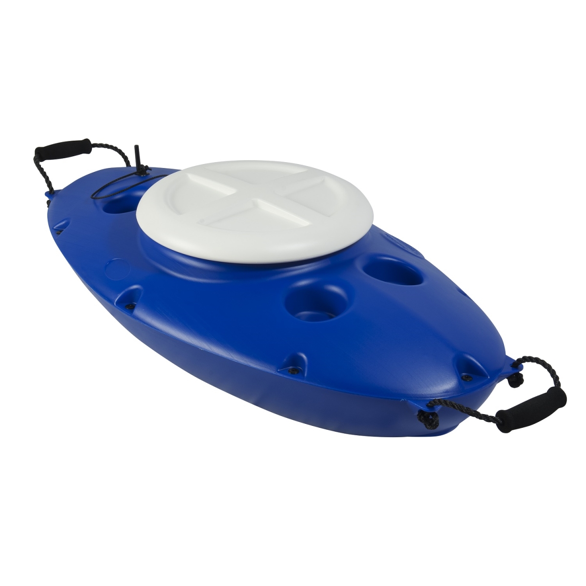 2160105 30 Qt Floating Cooler Storage Camping, Royal Blue