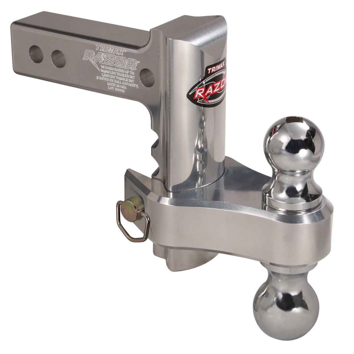 UPC 723902000069 product image for 6 in. Aluminum Adjustable Hitch with Dual Ball | upcitemdb.com