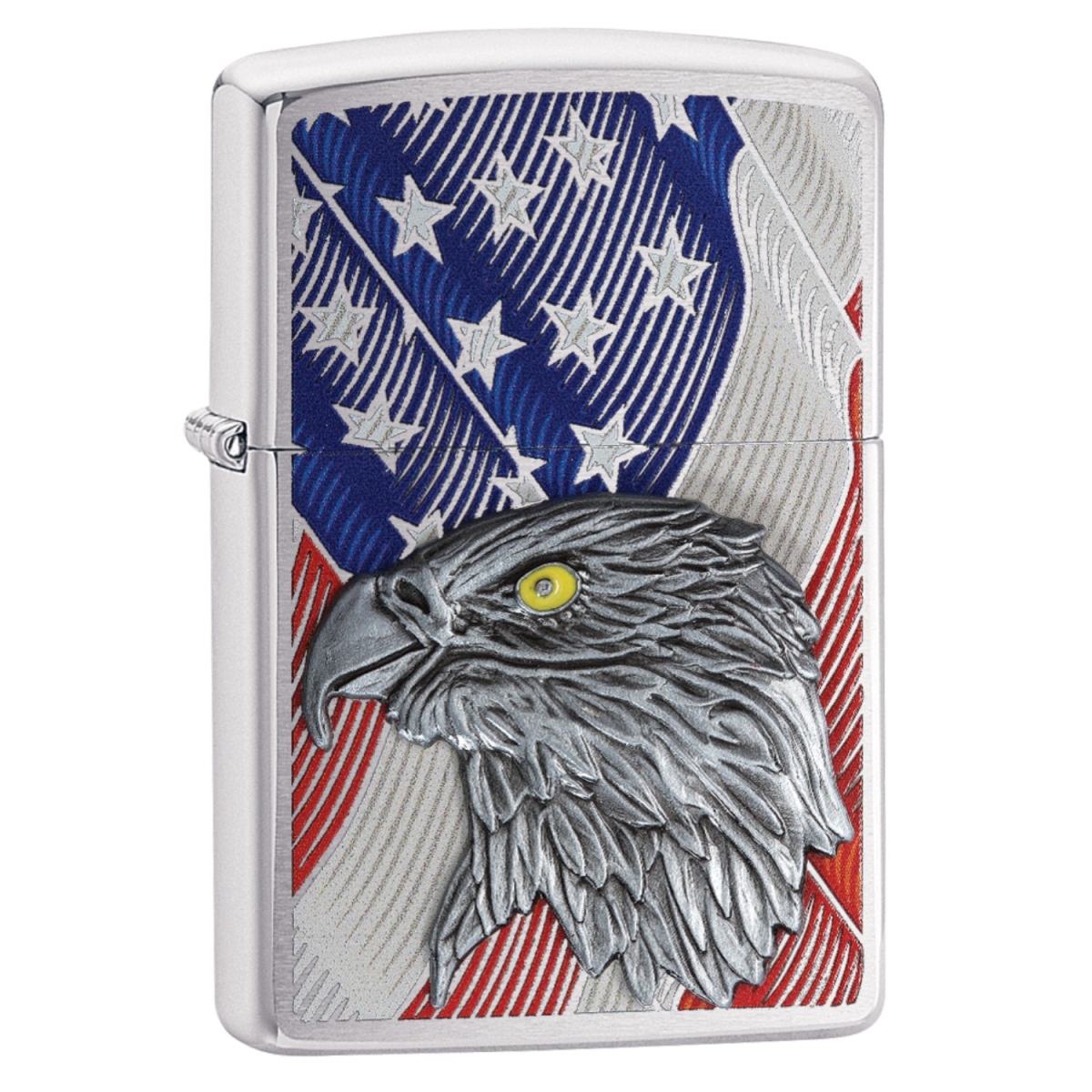 1113681 Usa Flag With Eagle Emblem Lighter