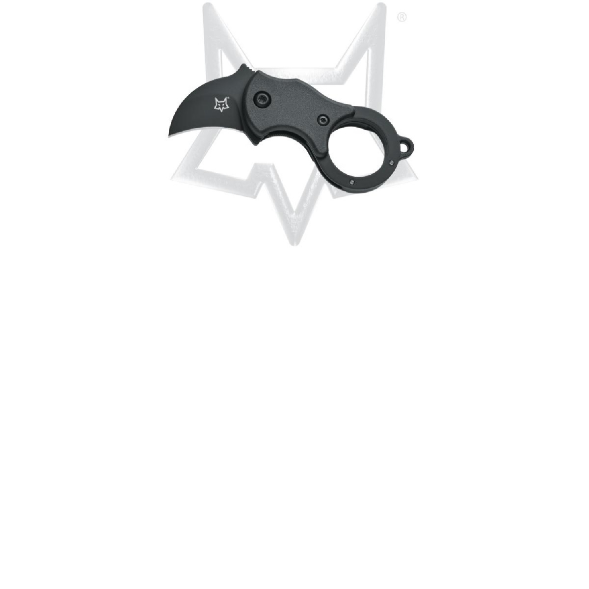 4017463 1 in. Mini-Ka Karambit Folding Knives with Black Plain Orange Handle