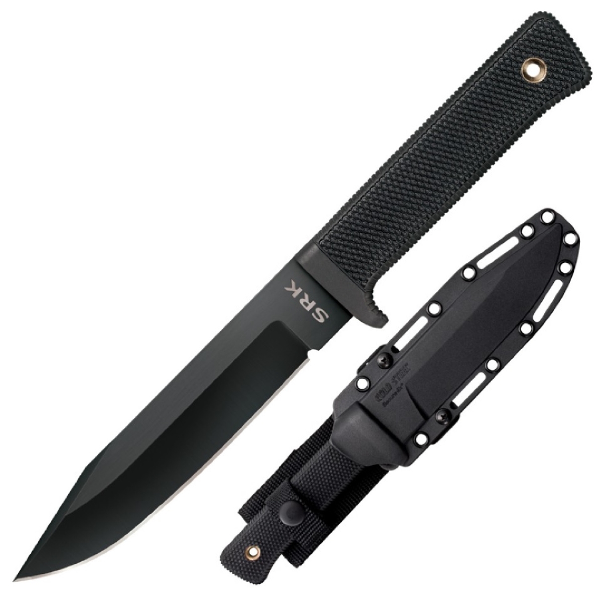 49lck 6 In. Srk Fixed Blade With Black Plain Polymer Handle