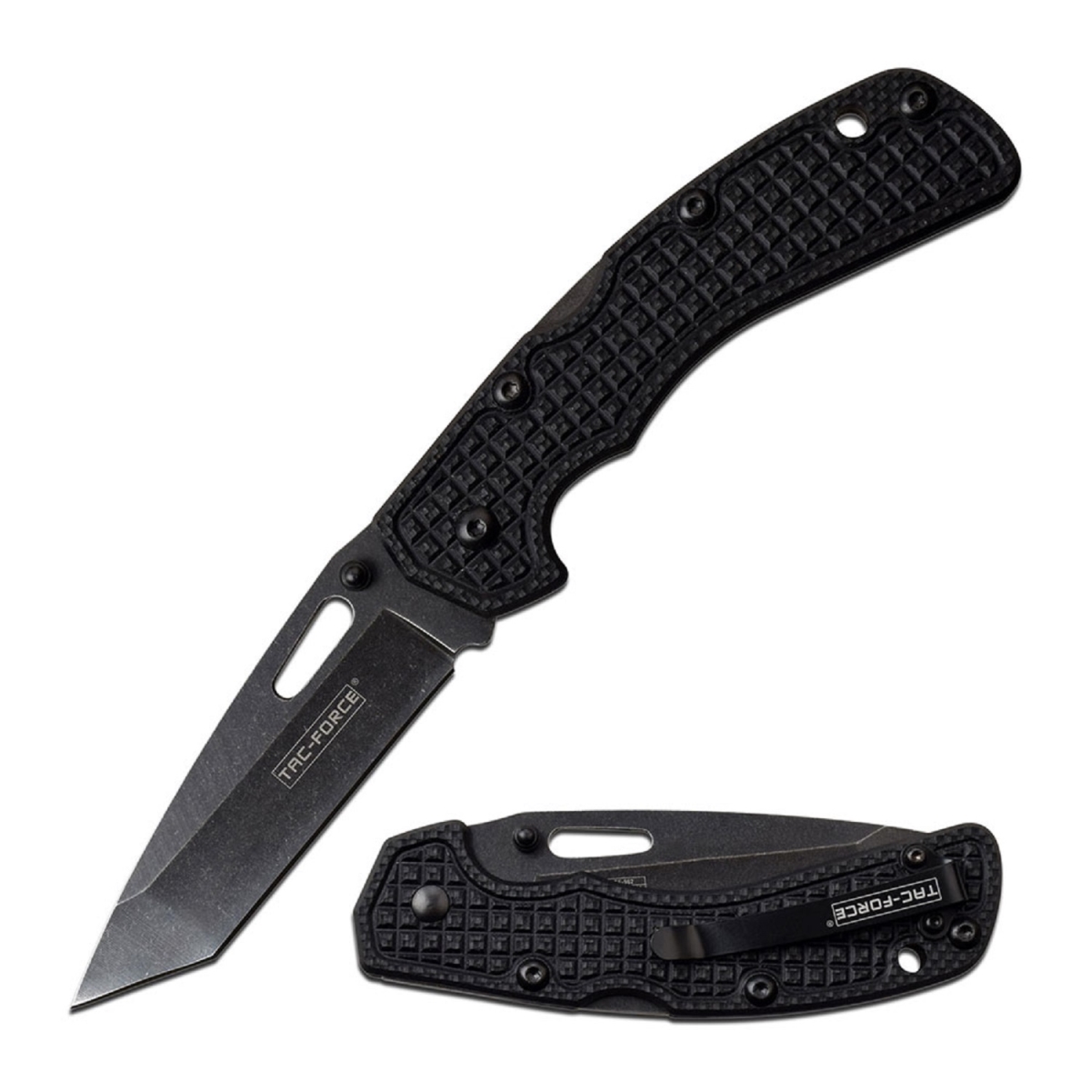 4016221 Manual Folder Knife 3.25 In. With 7.75 In. Blade Size, Black