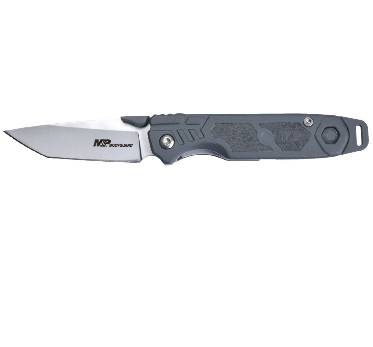 4018013 2.25 In. Bodyguard Folder Knife Blade With Plastic Handle, Gray
