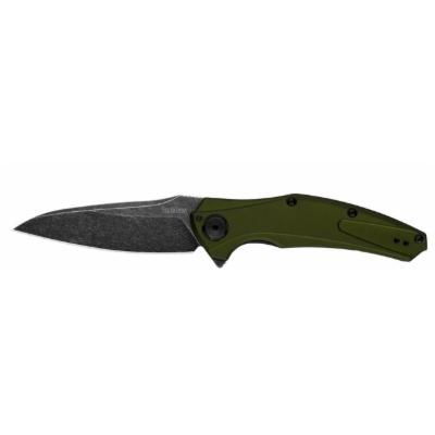 4019465 3.25 In. Bw Bareknuckle Folder Knife With Aluminum Handle, Olive