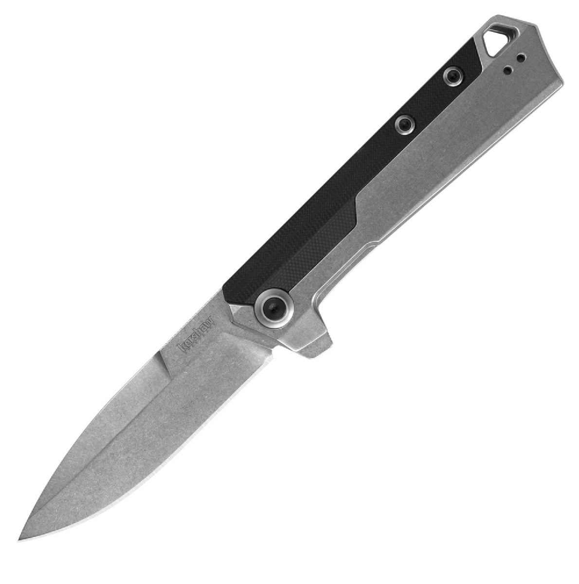 4018328 3.5 In. Oblivion Assist Knife Blade With Gfn Handle, Black