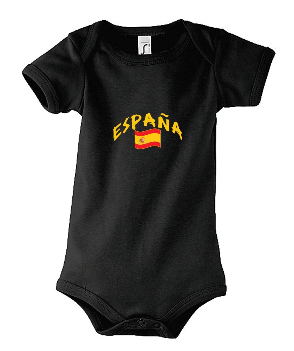 Spbbbk-6 Spain Baby Black Sleepsuit, 12 Months