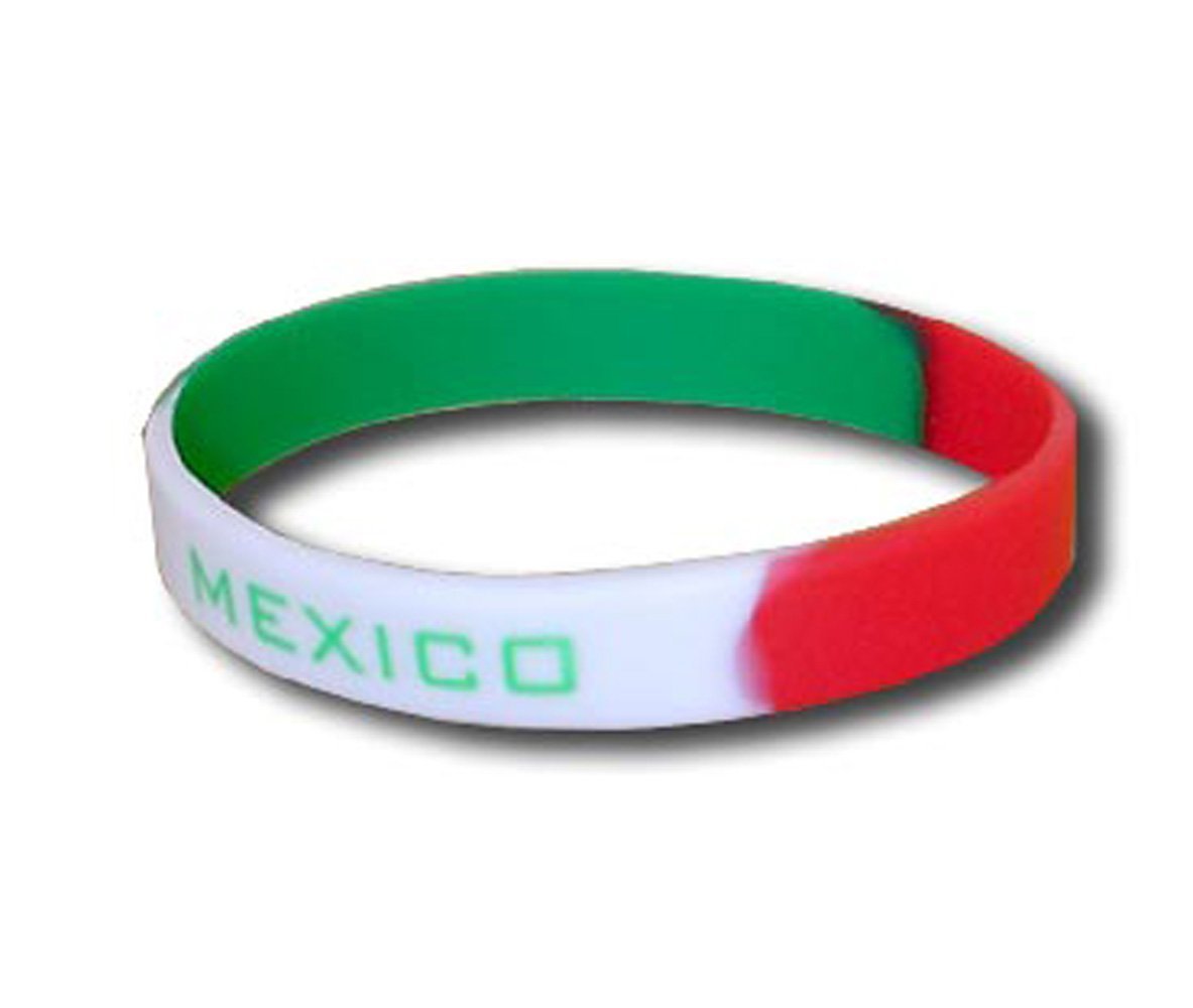 Mxbra Mexico Silicone Bracelet, One Size