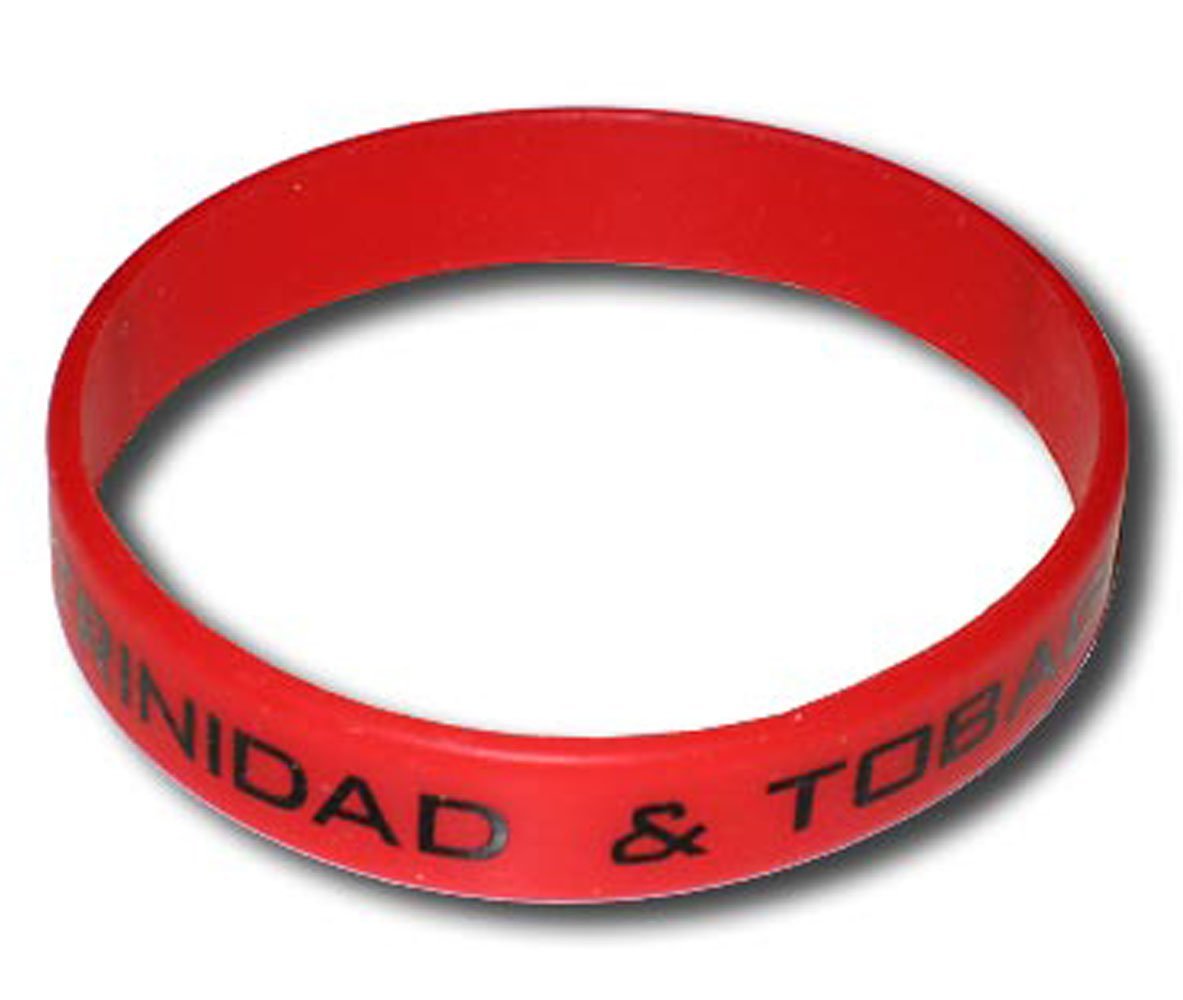 Ttbra Trinidad & Tobago Silicone Bracelet, One Size