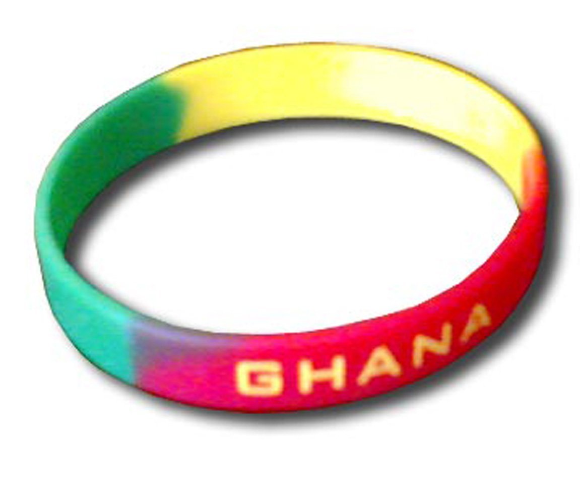 Ghabra Ghana Silicone Bracelet, One Size