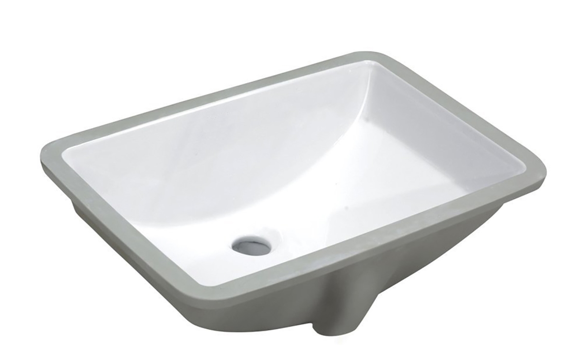 Pegasus Series 21 In. Ceramic Undermount Sink Basin In White