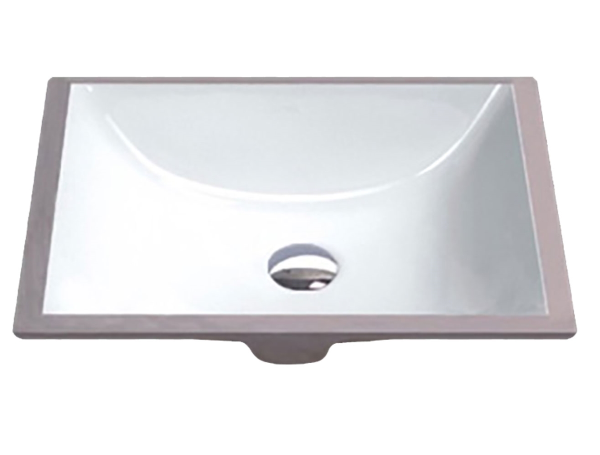 Dahlia Series 20.5 In. Ceramic Undermount Sink Basin In White