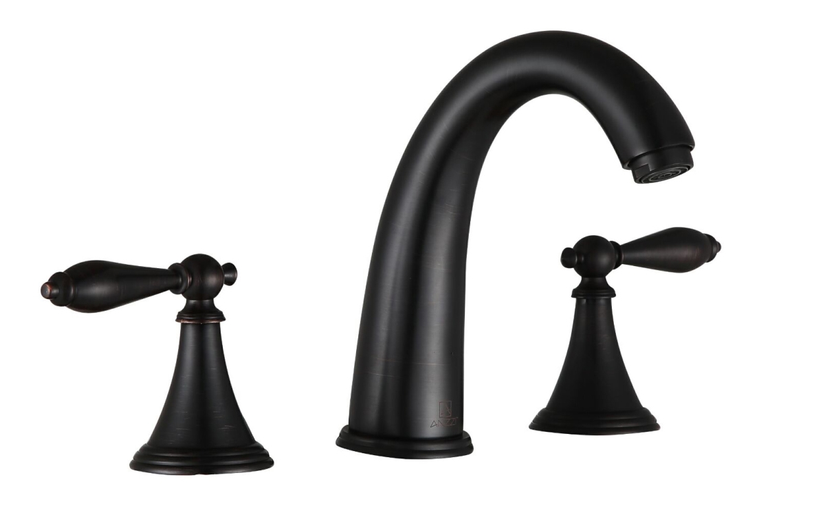 Anzzi L-az185orb 6.7 X 14.29 X 6.5 In. Queen Widespread 2-handle Bathroom Faucet, Oil Rubbed Bronze