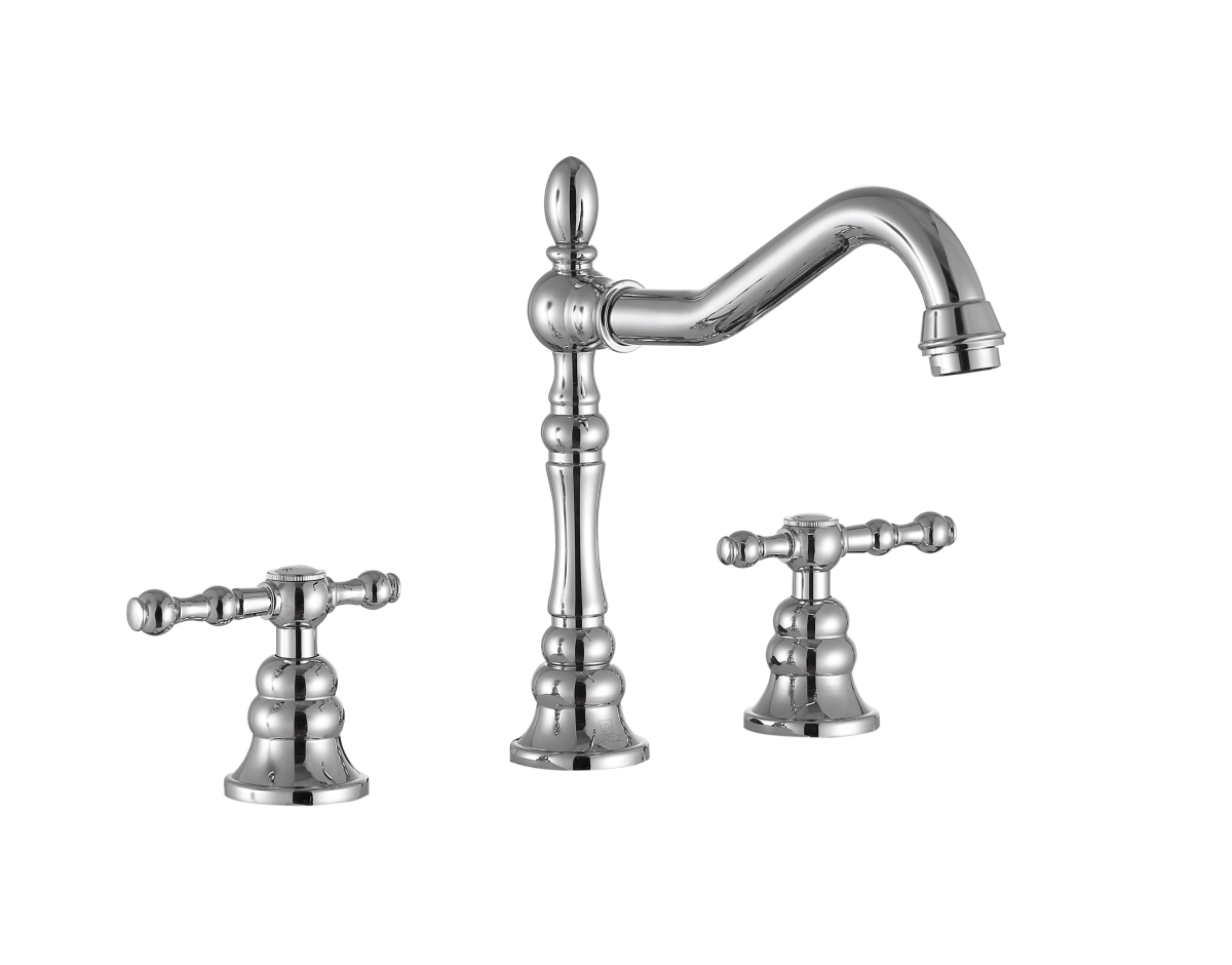 Anzzi L-az184ch 8.5 X 13.11 X 8.27 In. Highland Widespread 2-handle Bathroom Faucet, Polished Chrome