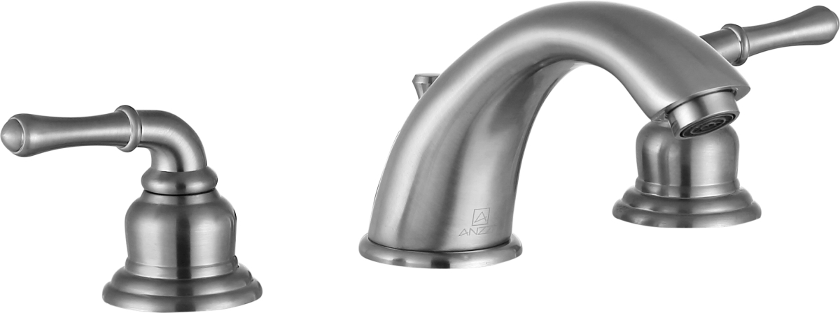 Anzzi L-az136bn 8 In. Prince Widespread 2-handle Bathroom Faucet, Brushed Nickel - 4.13 X 7.28 X 13.78 In.