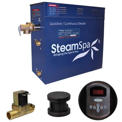 Oa600ob-a 6 Kw Oasis Quickstart Acu-steam Bath Generator Pack With Built-in Auto Drain, Oil Rubbed Bronze