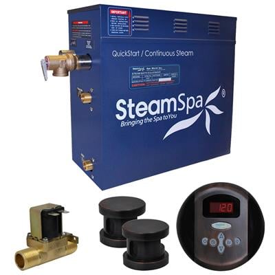 Oa1200ob-a 12 Kw Oasis Quickstart Acu-steam Bath Generator Pack With Built-in Auto Drain, Oil Rubbed Bronze