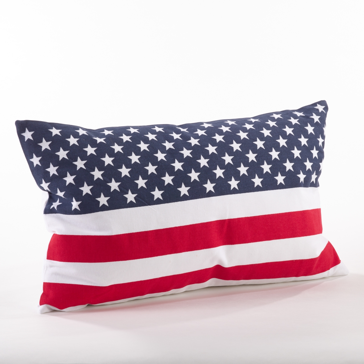 0704p.m1423b 14 X 23 In. American Flag Design Cotton Down Filled Throw Pillow, Multi Color