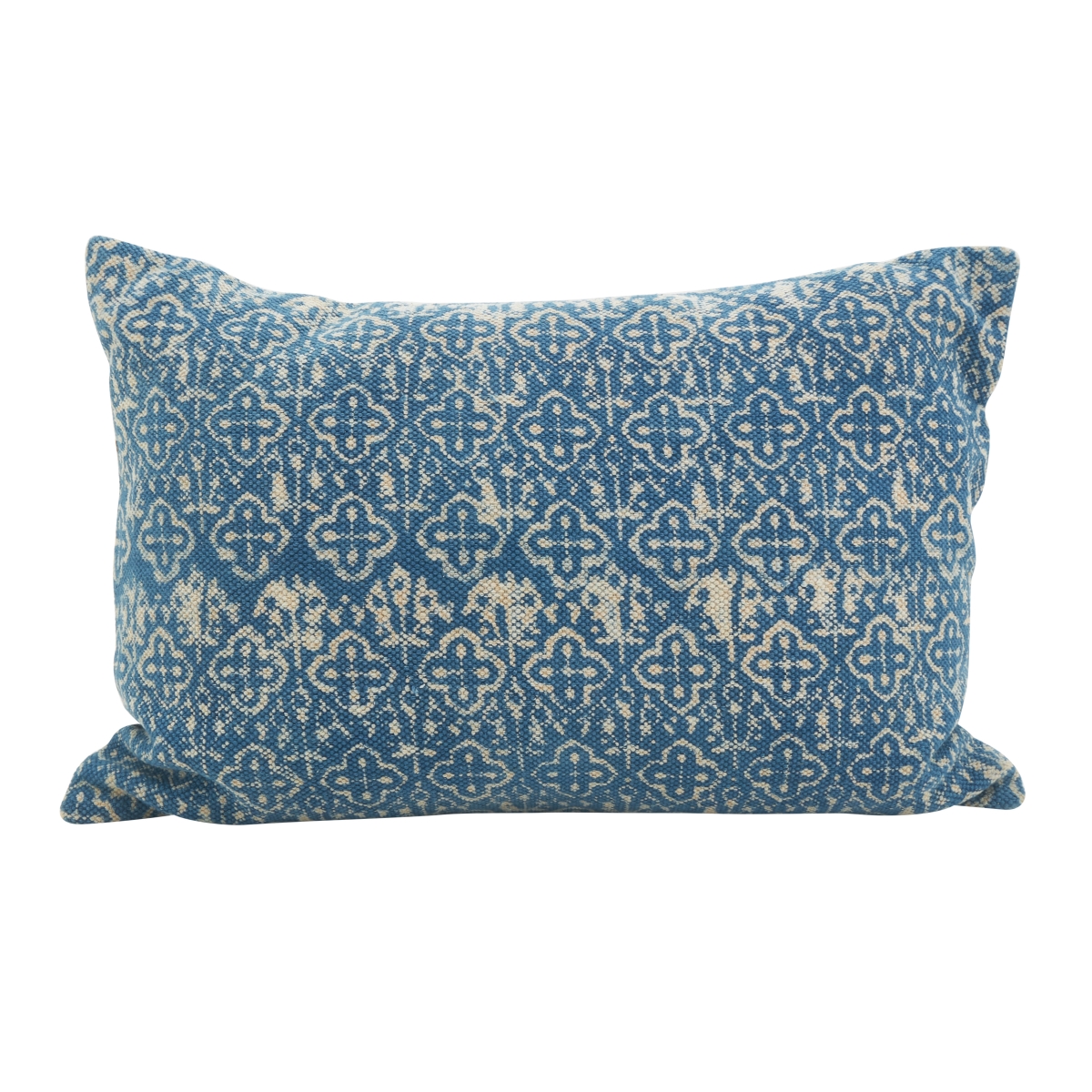 8410.in1624b 16 X 24 In. Rectangle Petite Distressed Boho Down Filled Throw Pillow - Indigo