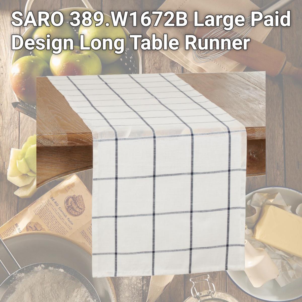 Picture of SARO 389.W1672B Large Paid Design Long Table Runner