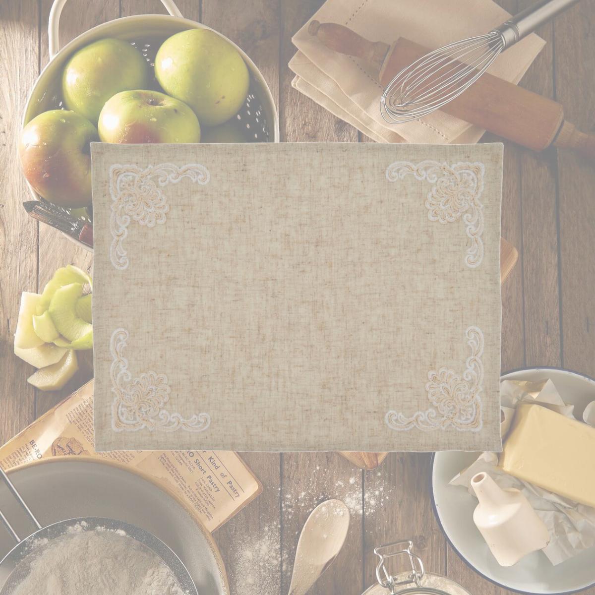 Picture of SARO 9002.N1420B Embroidered Design Placemats - Set of 4