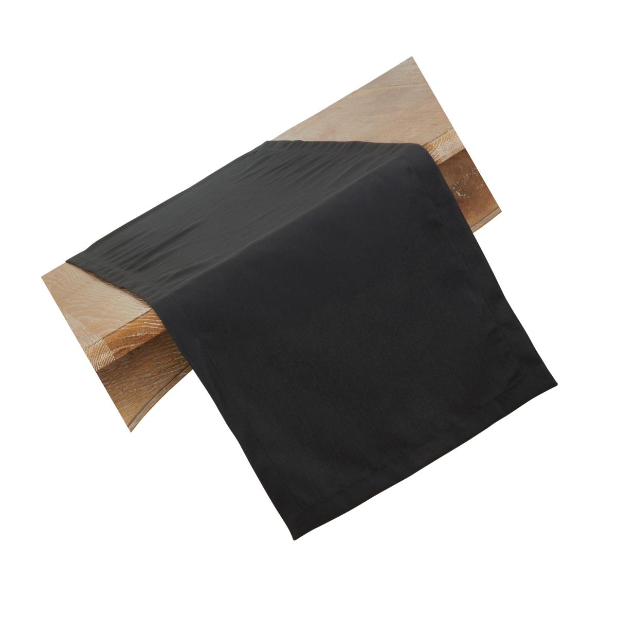 Picture of Saro 321.BK1690B 16 x 90 in. Casual Design Everyday Oblong Table Runner, Black