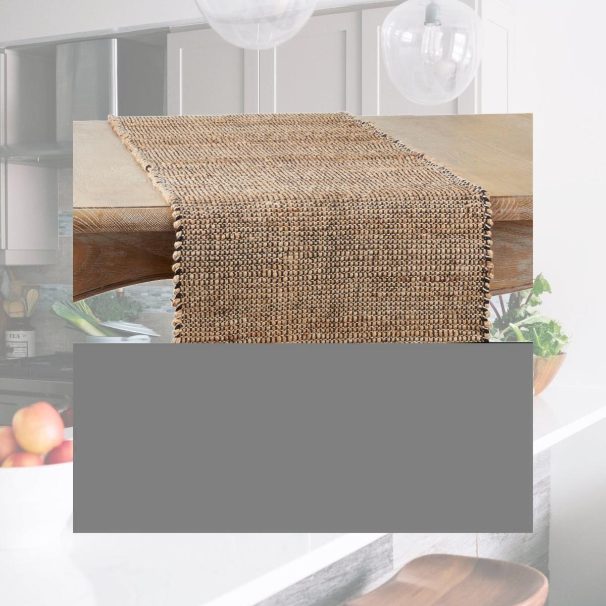 Picture of Saro Lifestyle 2220.N1672B 16 x 72 in. Jute Oblong Table Runner, Natural